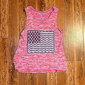 Girls USA Flag Tank Top
